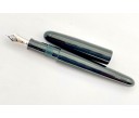 Nakaya Portable Cigar Tamesukashi Ascending Dragon I Ao-Tamenuri Fountain Pen [no.16019]